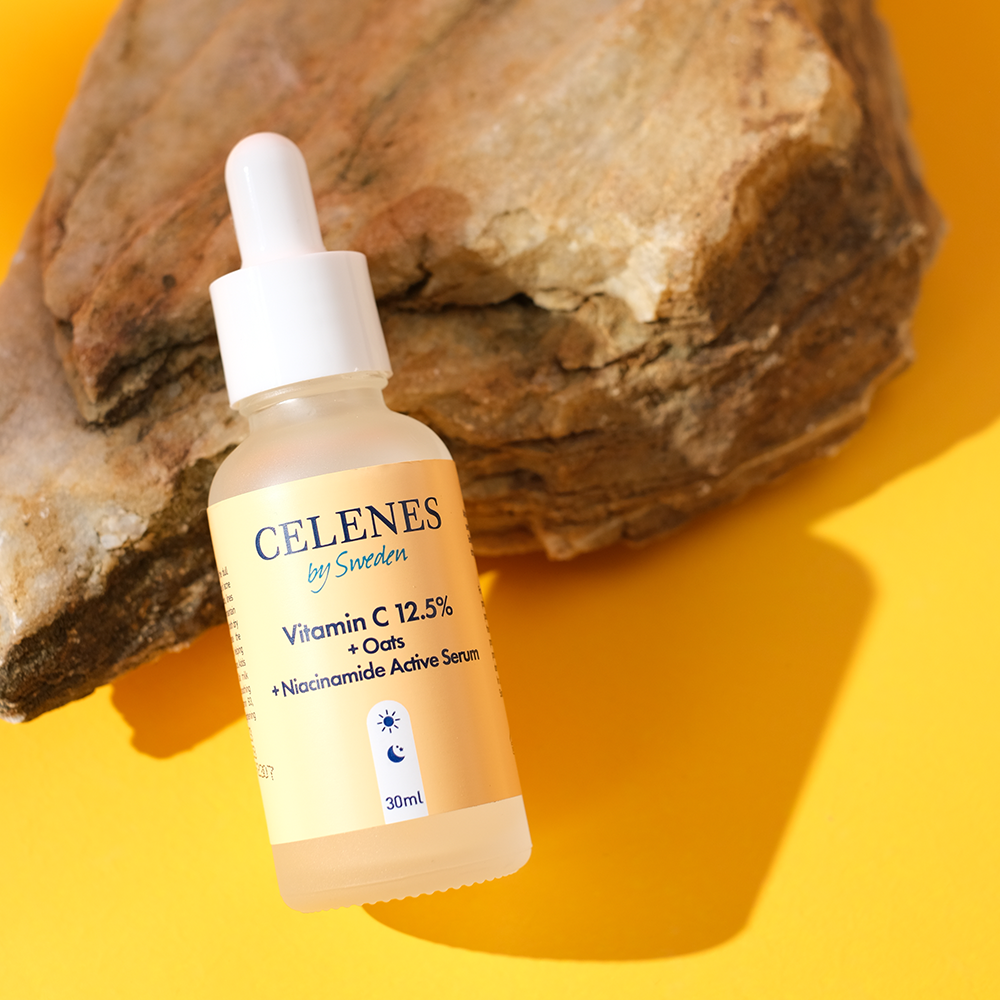 Rena Vitamine C 12,5% + Avoine + Sérum Actif à la Niacinamide