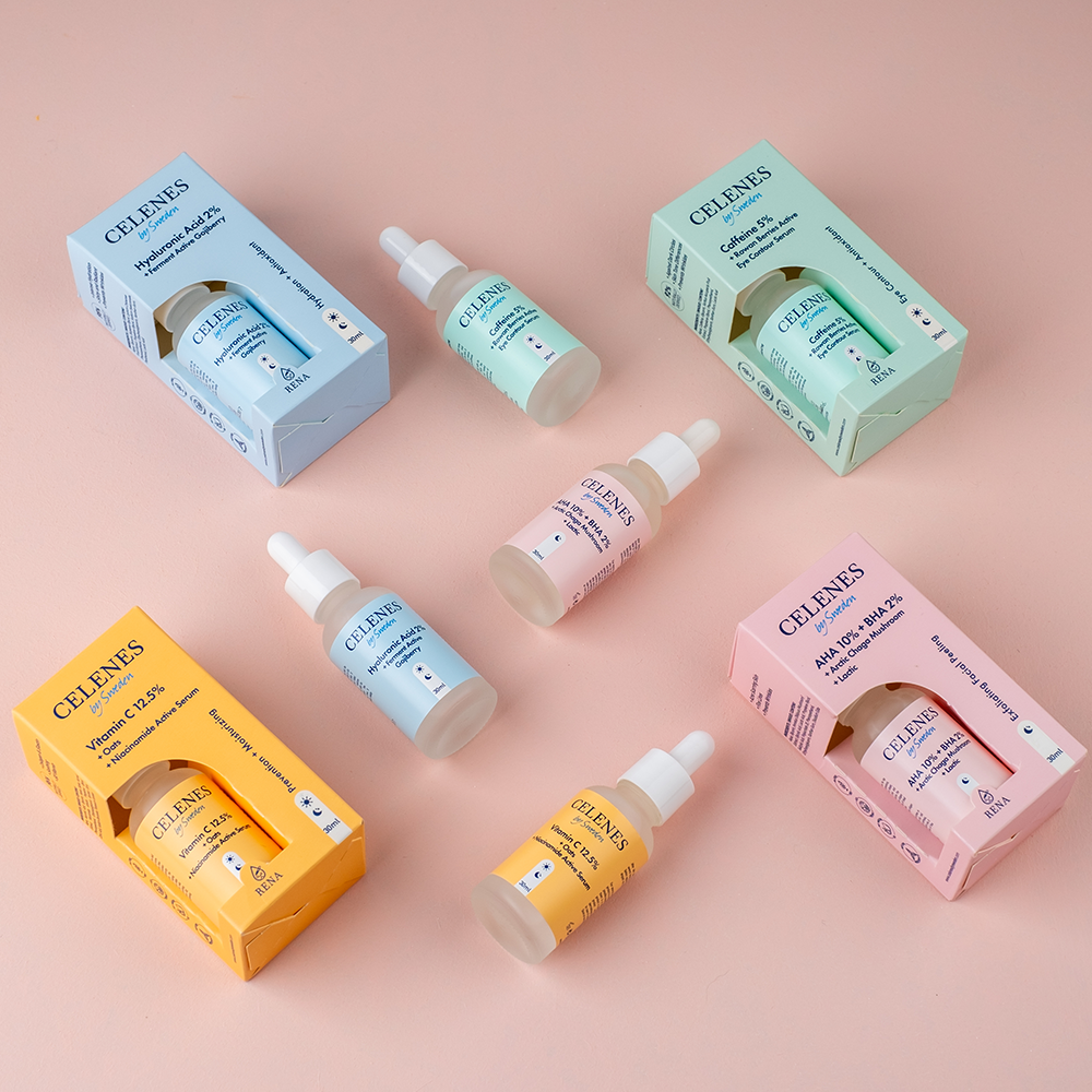 Rena Vitamine C 12,5% + Avoine + Sérum Actif à la Niacinamide